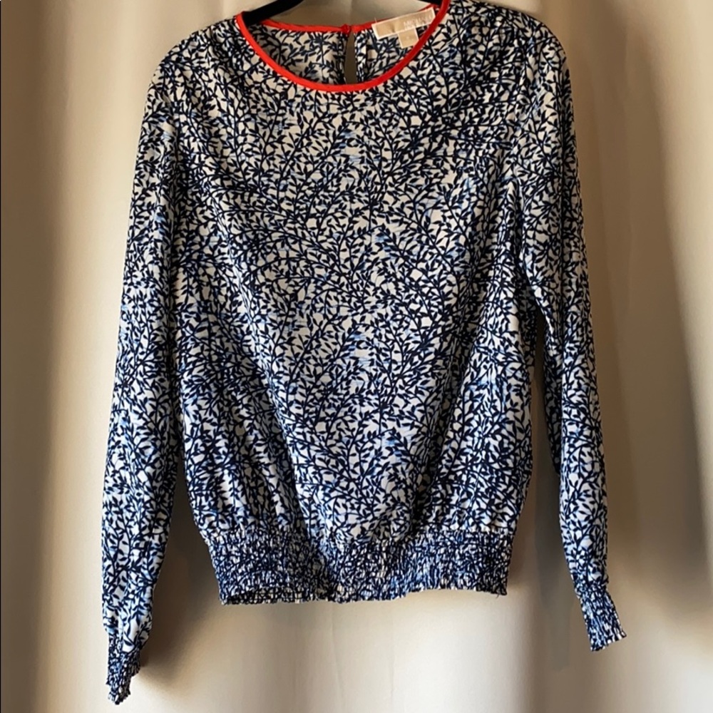 Michael Kors floral blouse, size S